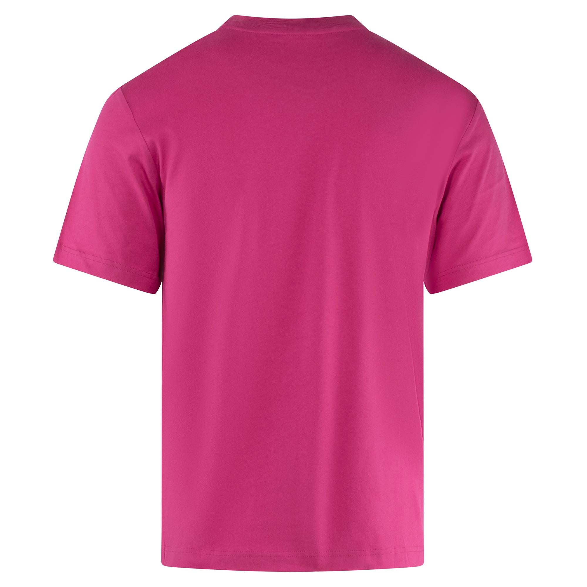 Lacoste Mens Classic Fit Cotton T-Shirt Malva